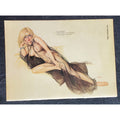 ALBERTO VARGAS Pin-Up Girl from the 1960s / Early 1970s