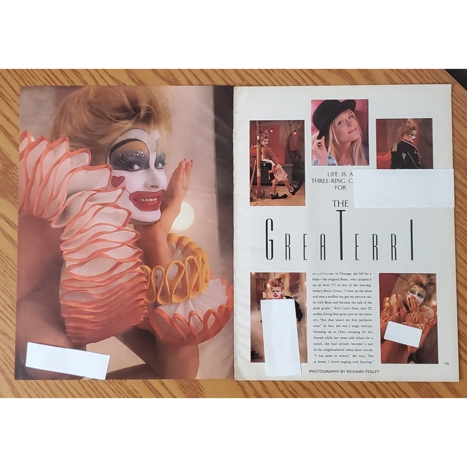 Playboy PICTORIAL ONLY - Playmate TERRI LYNN DOSS July, 1988 7 pages