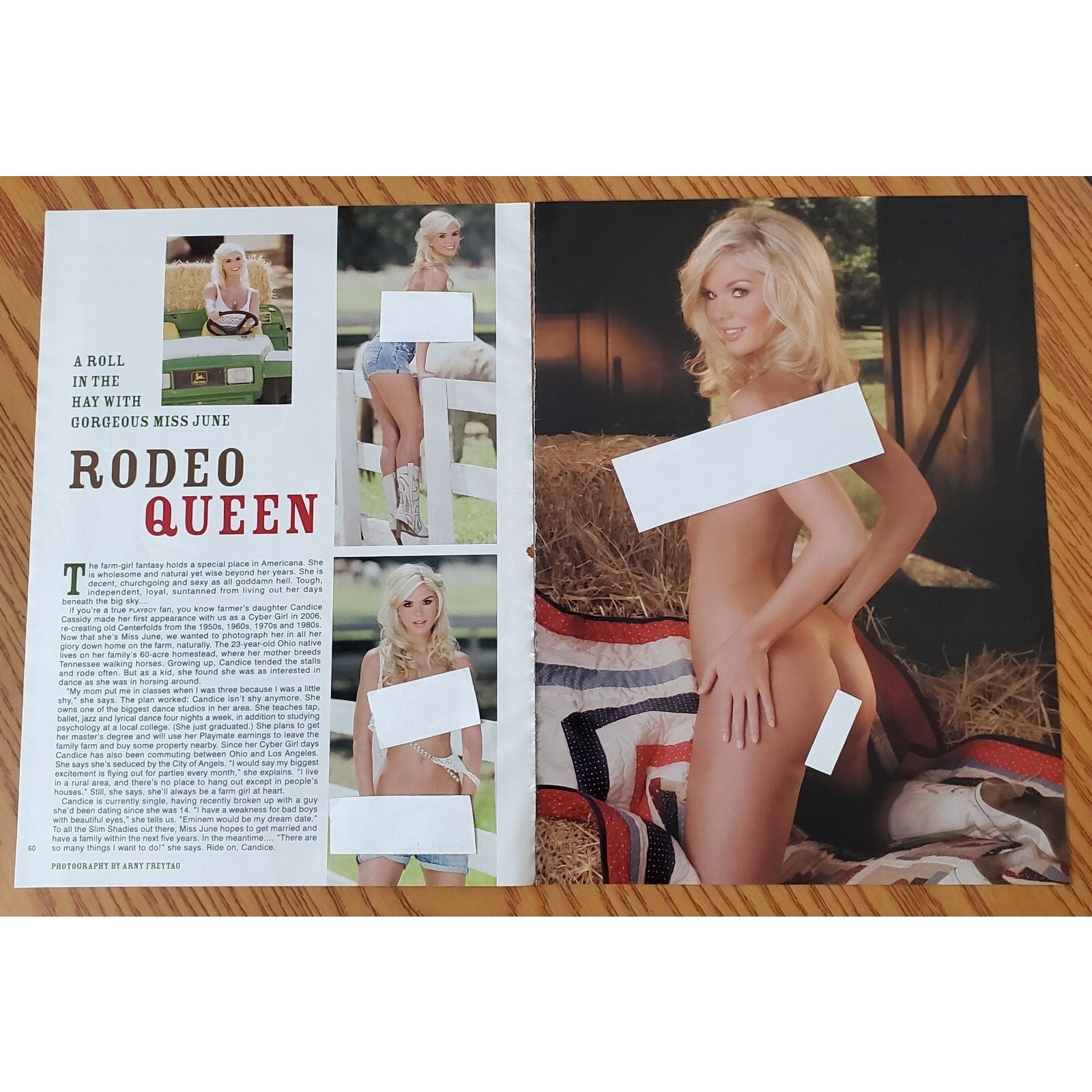 Playboy PICTORIAL ONLY - Playmate CANDICE CASSIDY June, 2009 5 pages