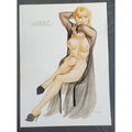 ALBERTO VARGAS Pin-Up Girl from the 1960s / Early 1970s