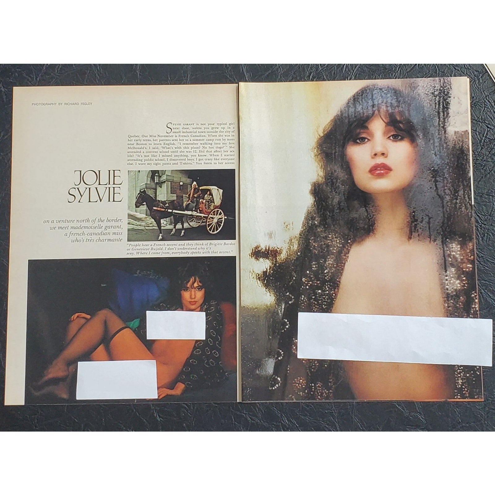 Playboy PICTORIAL ONLY - Playmate SYLVIE GARANT November, 1979 7 pages
