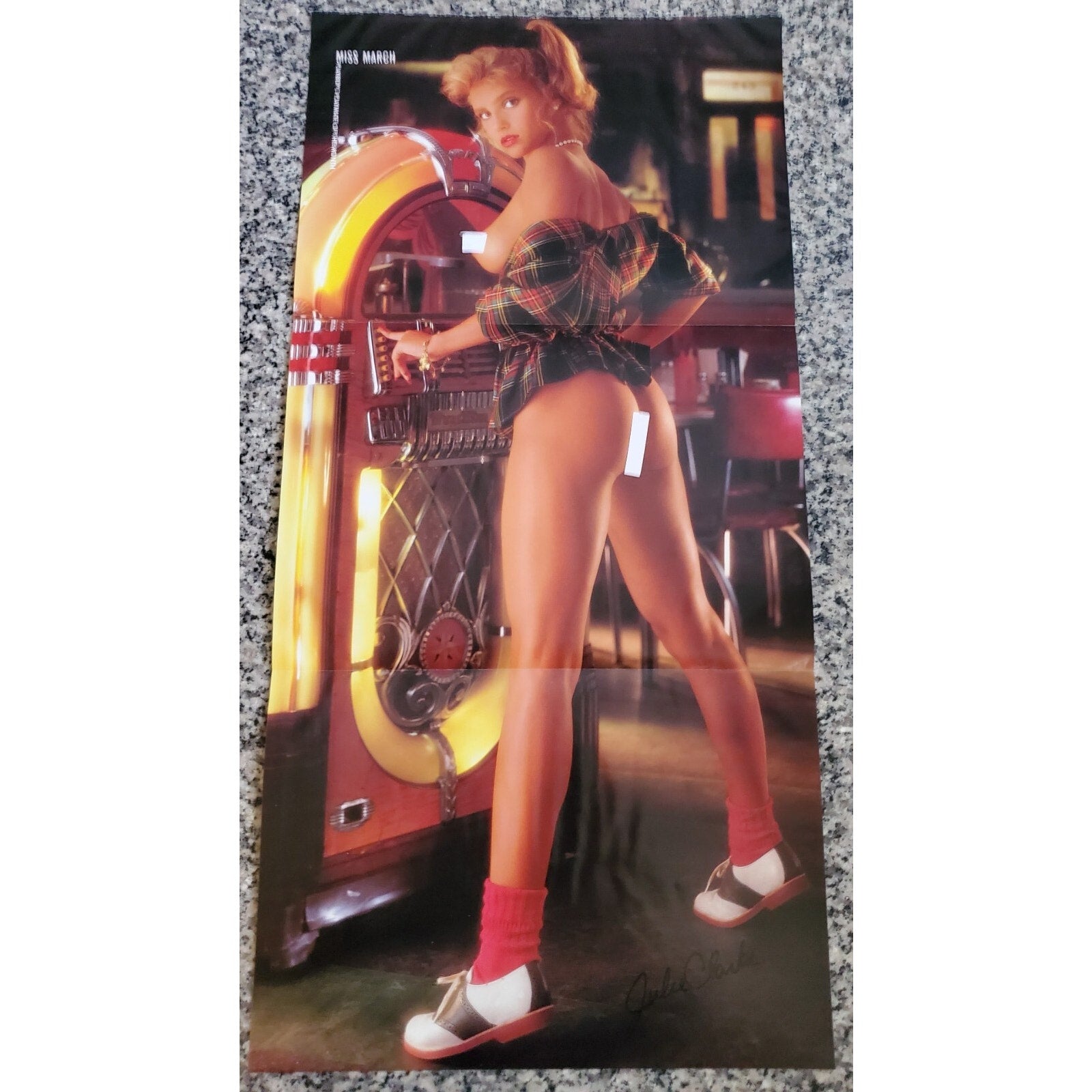 Playboy PIN UP / CF - Playmate JULIE CLARKE March, 1991