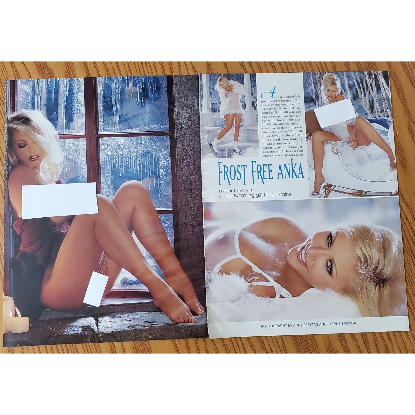 Playboy PICTORIAL ONLY - Playmate ANKA ROMENSKY February, 2002 7 pages