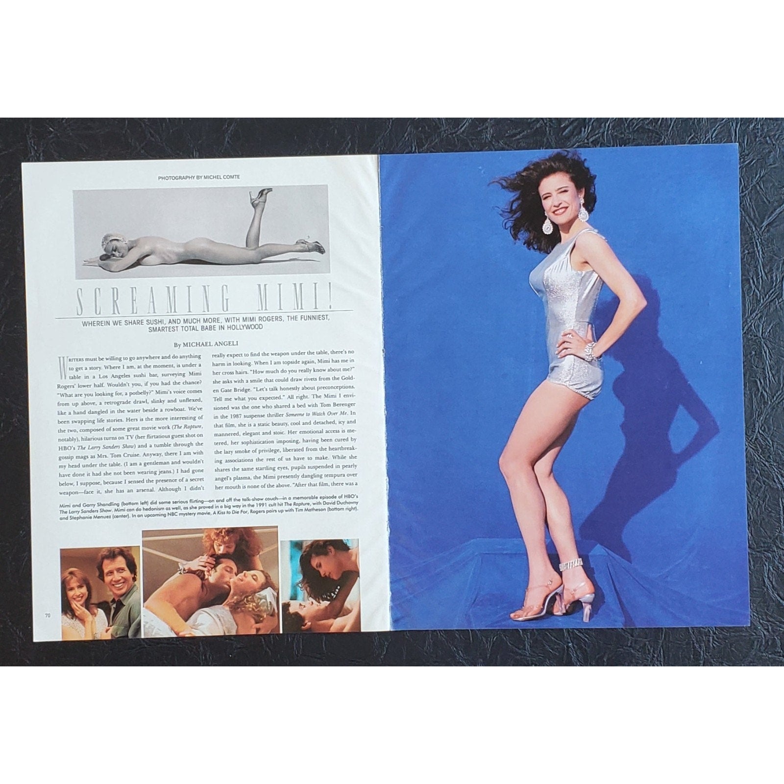 Playboy PICTORIAL ONLY - Actress MIMI ROGERS March, 1993 8 Pages