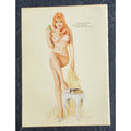 ALBERTO VARGAS Pin-Up Girl from the 1960s / Early 1970s