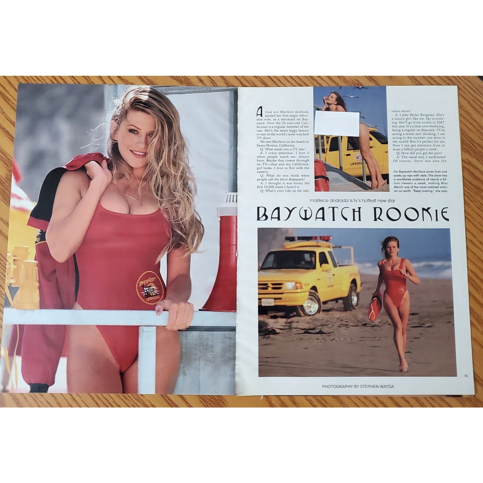 Playboy PICTORIAL ONLY - Playmate MARLIECE ANDRADA March, 1998 7 pages