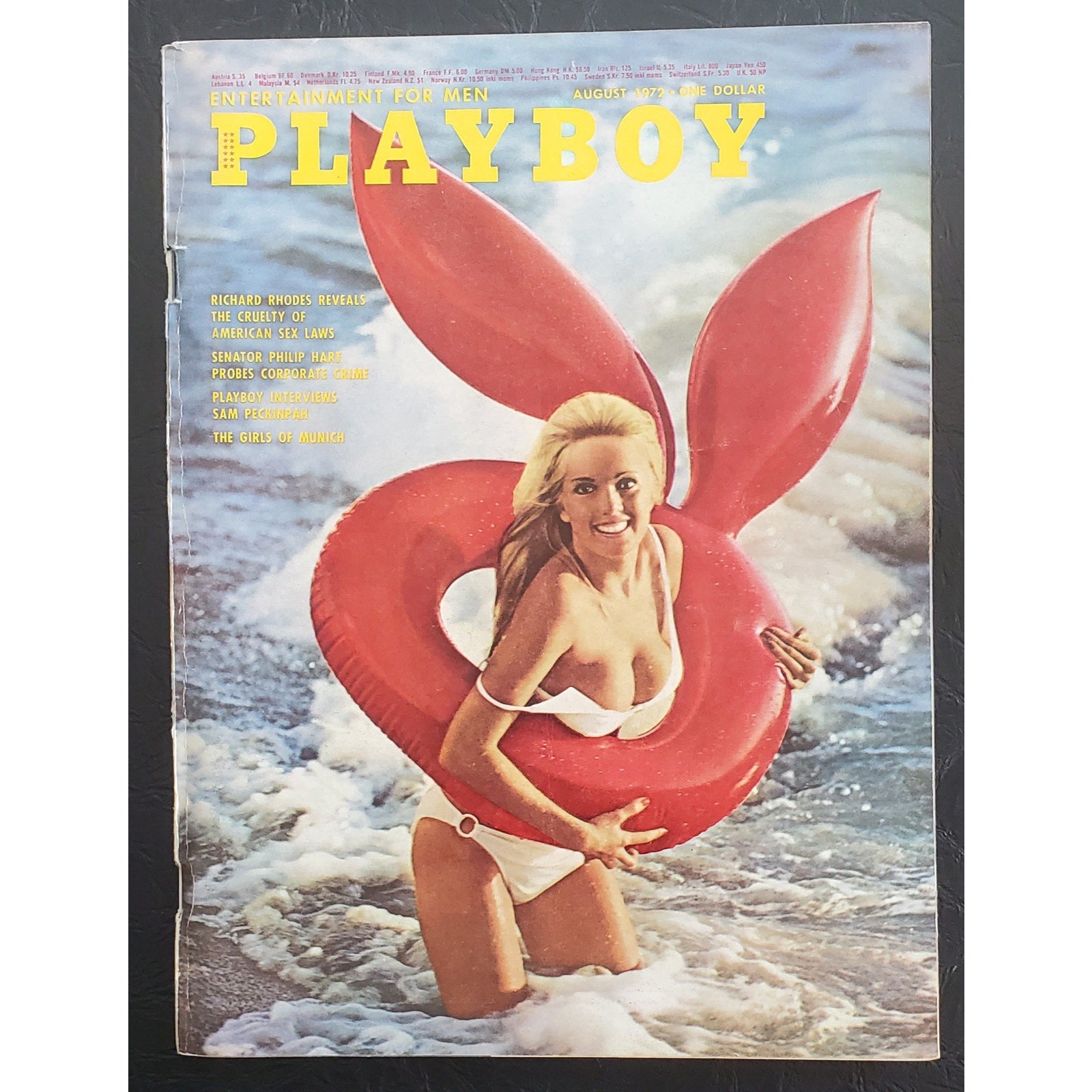 PLAYBOY - August, 1972   GIRLS OF MUNICH  (Playmate LINDA SUMMERS)