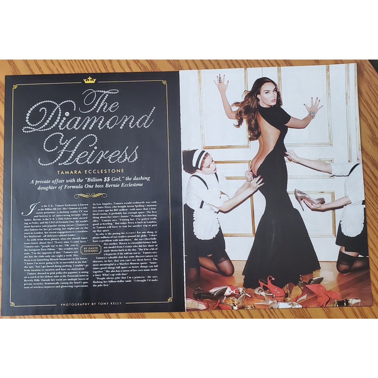 Playboy PICTORIAL ONLY - Heiress TAMARA ECCLESTONE May, 2013 8 Pages