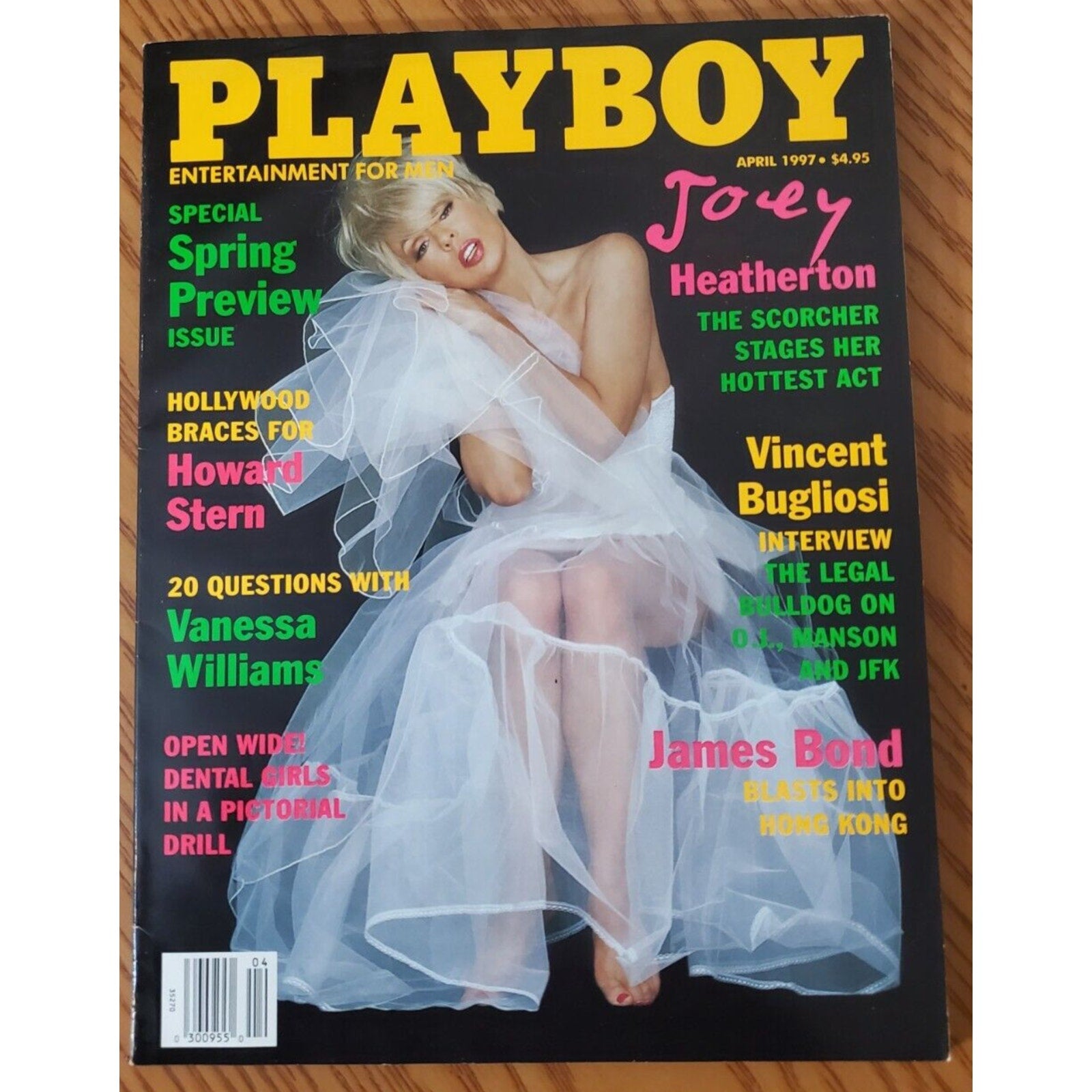 Playboy - April, 1997 JOEY HEATHERTON (Playmate KELLY MONACO)