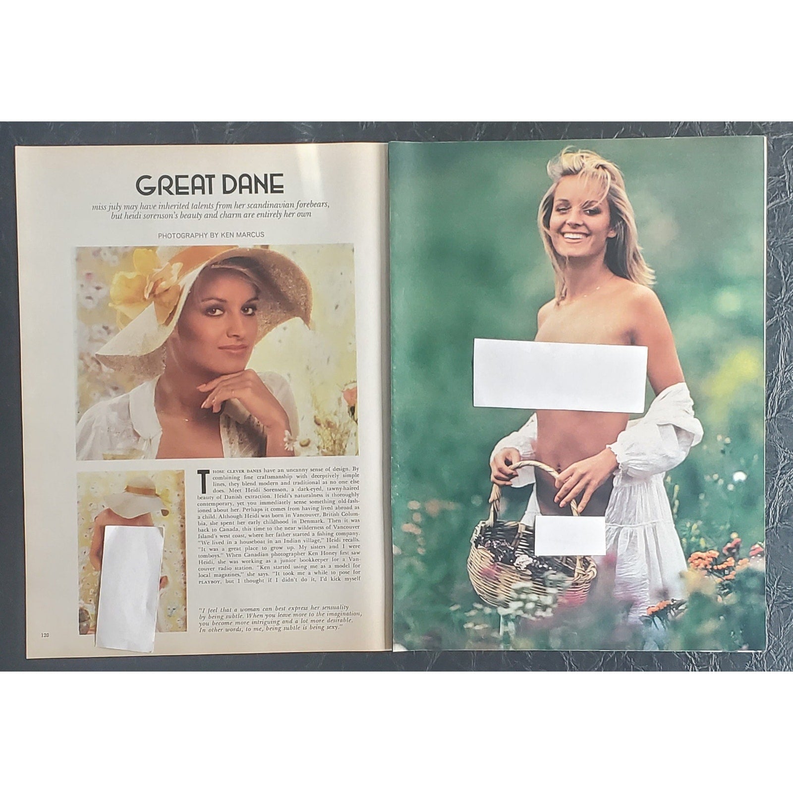 Playboy PICTORIAL ONLY - HEIDI SORENSON   July, 1981   7 pages