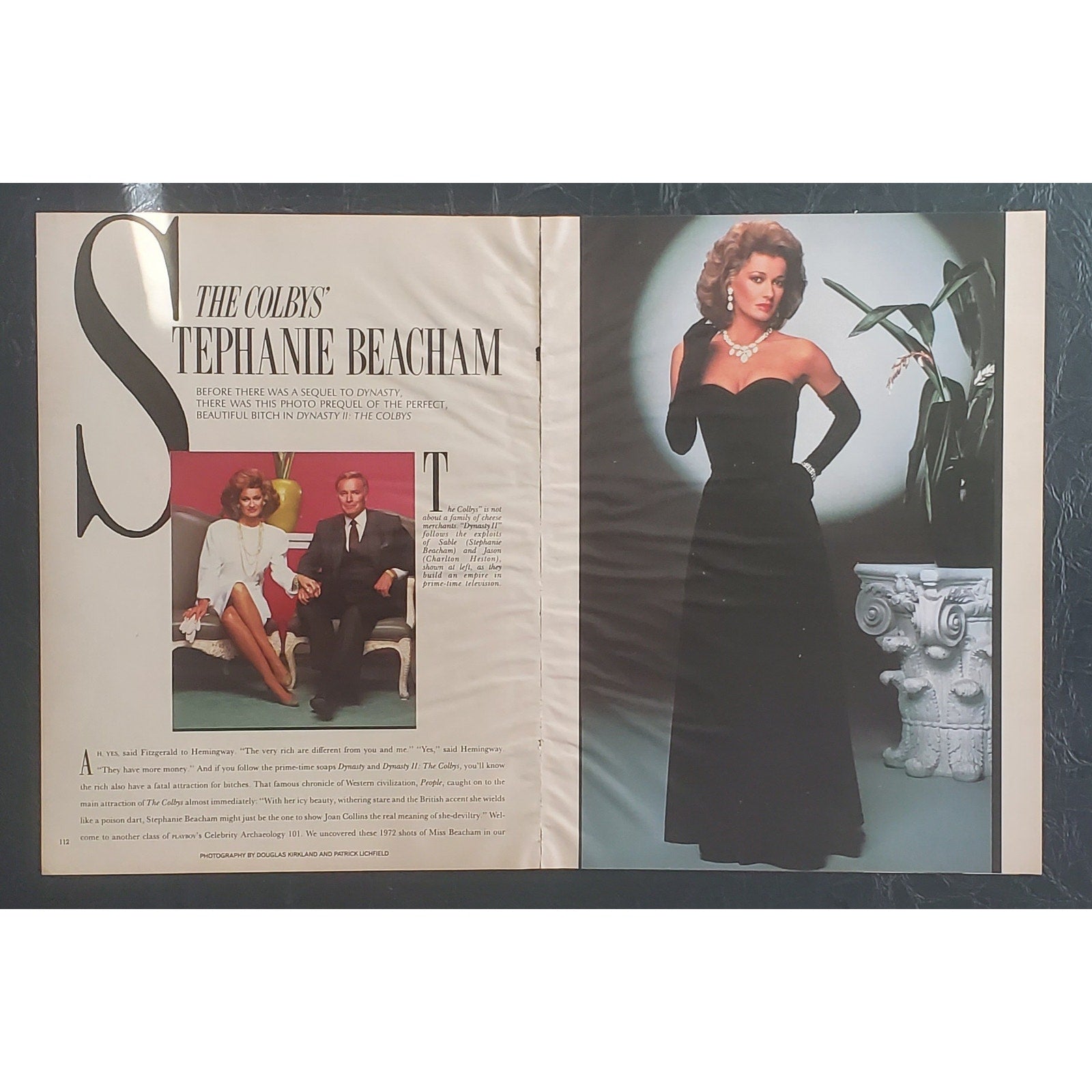 Playboy PICTORIAL ONLY - Actress STEPHANIE BEACHUM   February, 1987   10 pages