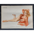 ALBERTO VARGAS Pin-Up Girl from the 1960s / Early 1970s