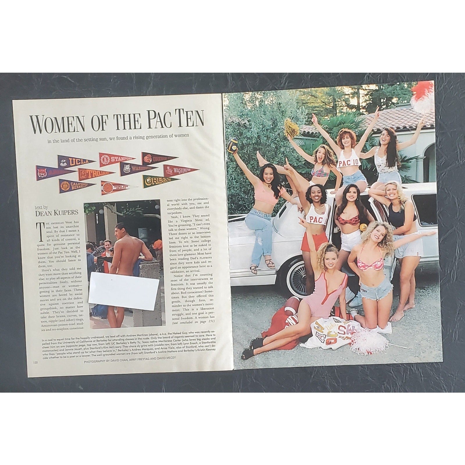 Playboy PICTORIAL ONLY - WOMEN OF THE PAC 10 October, 1993 10 Pages
