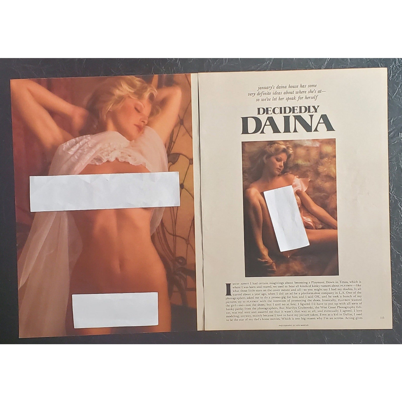 Playboy PICTORIAL ONLY - Playmate DAINA HOUSE    January, 1976   7 Pages