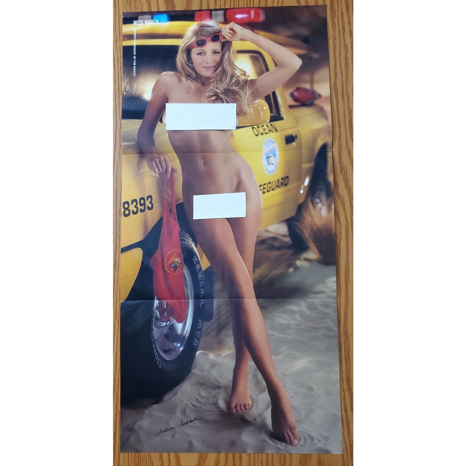 Playboy PIN UP / CF - Playmate MARLIECE ANDRADA March, 1998