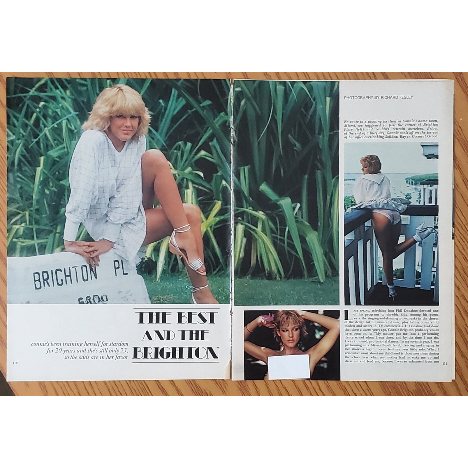 Playboy PICTORIAL ONLY - Playmate CONNIE BRIGHTON September, 1982 7 pages