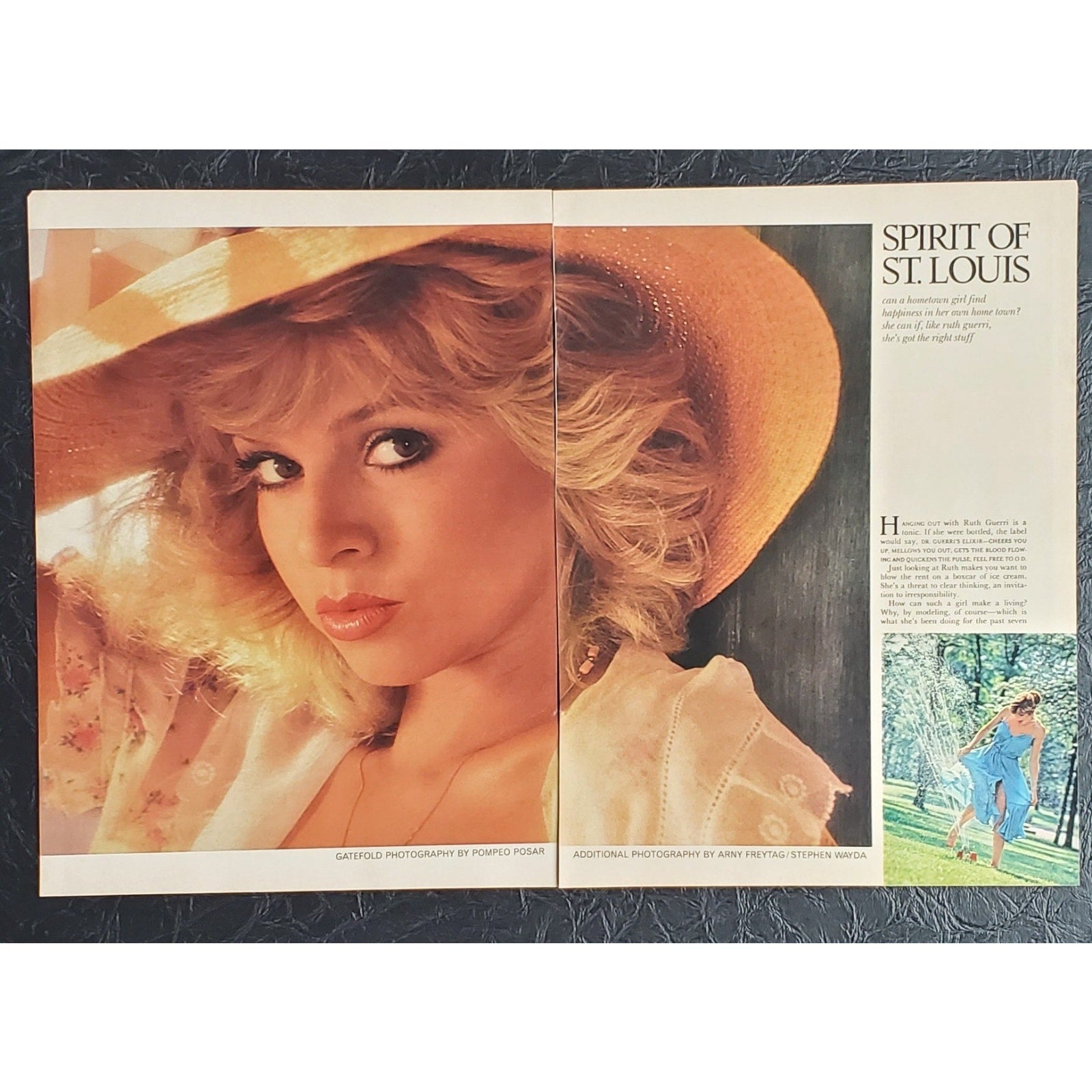 Playboy PICTORIAL ONLY - Playmate RUTH GUERRI July, 1983 9 pages