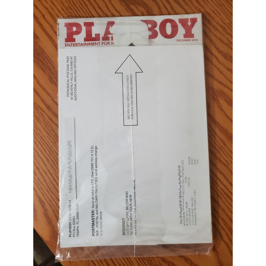 Playboy - December, 2015 (2016 PMOY EUGENA WASHINGTON) FACTORY SEALED!!!!
