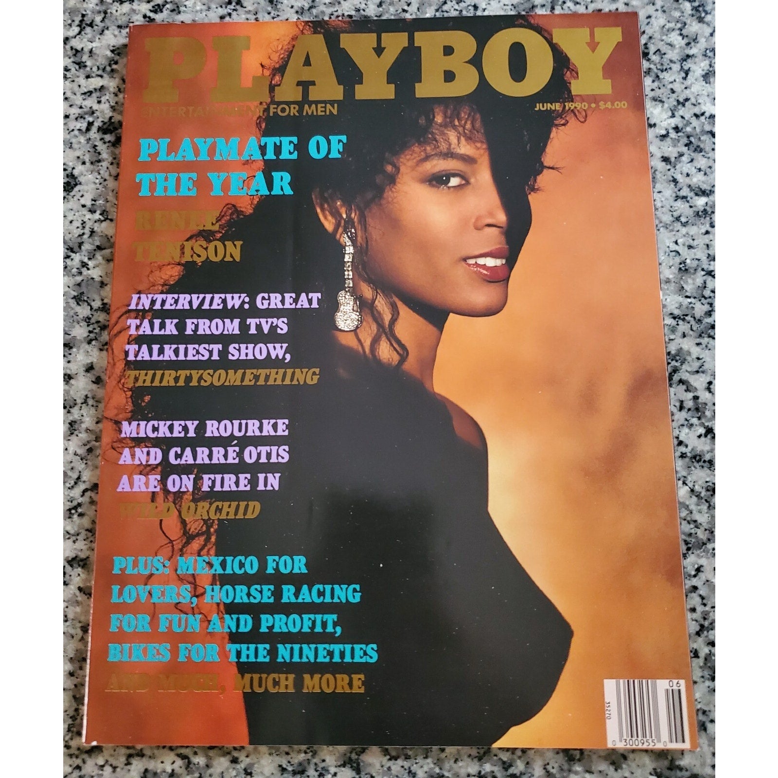Playboy - June, 1990 PMOY RENEE TENISON (Playmate BONNIE MARINO)