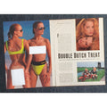Playboy PICTORIAL ONLY - Playmate VAN BREESCHOOTEN TWINS Sept, 1989 7 pages