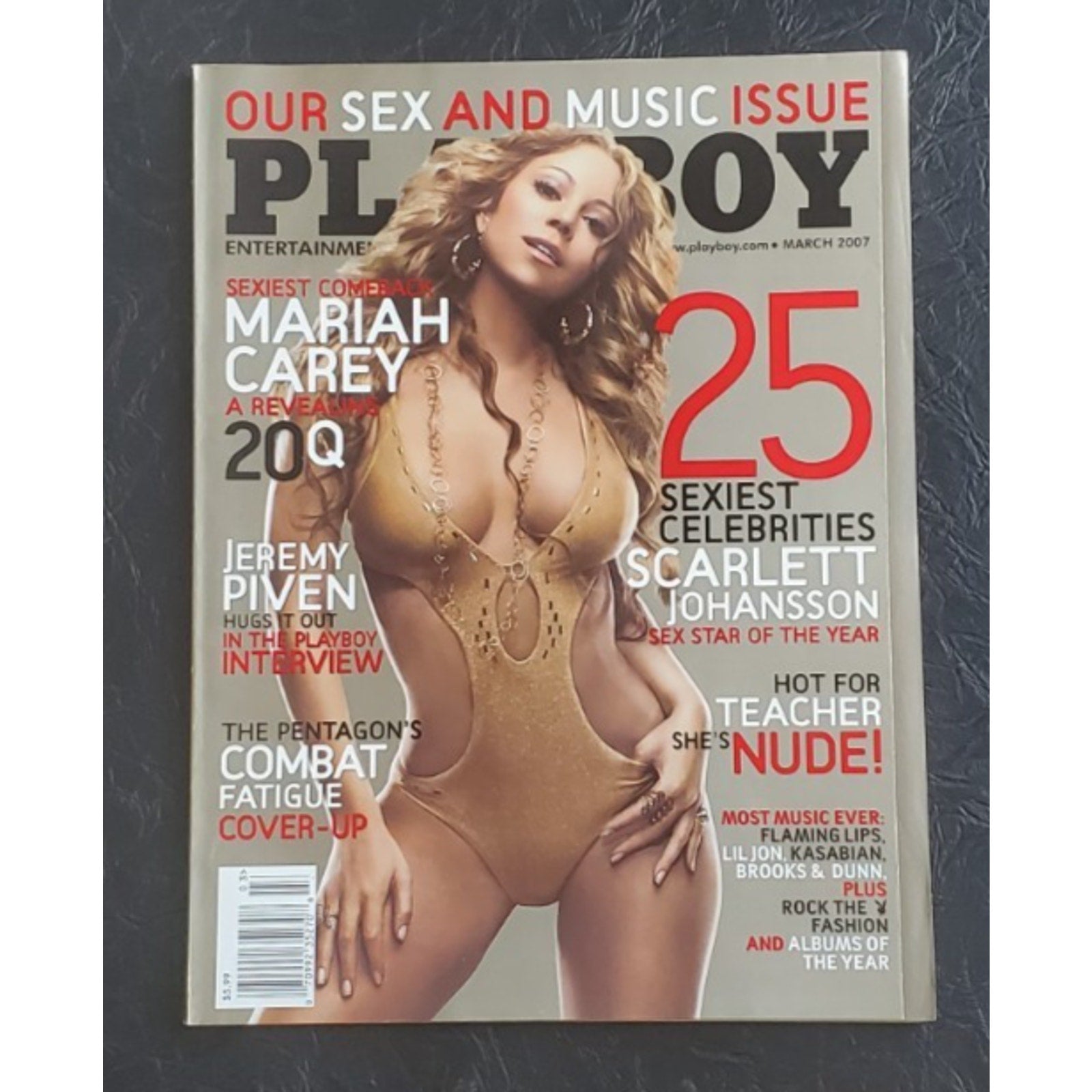Playboy - March, 2007 MARIAH CAREY Cover (Playmate TYRAN RICHARD)
