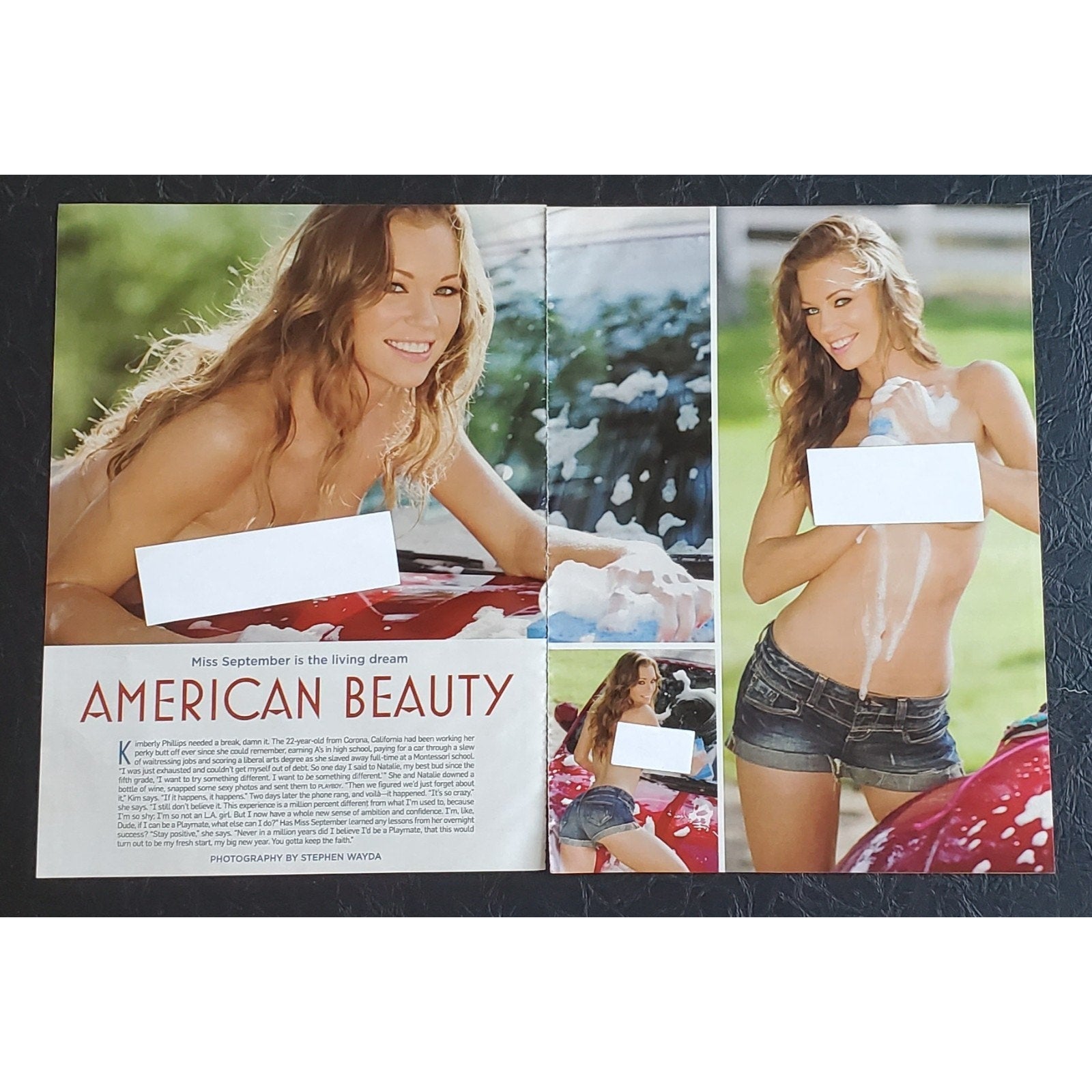 Playboy PICTORIAL ONLY - Playmate KIMBERLY PHILLIPS September, 2009 5 pages