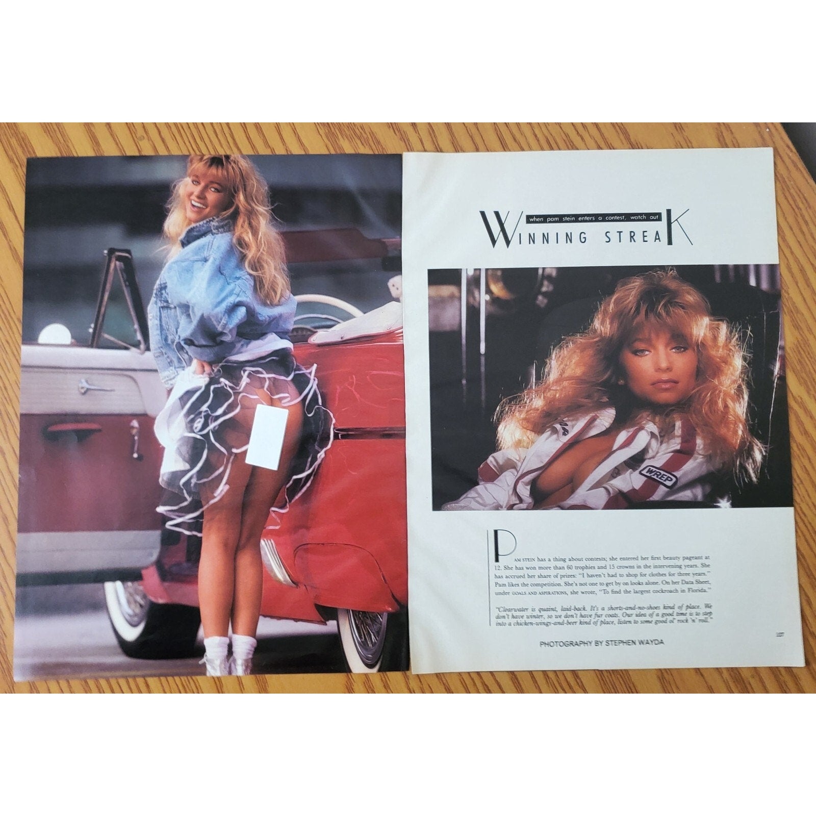 Playboy PICTORIAL ONLY - Playmate PAMELA STEIN November, 1987 7 pages