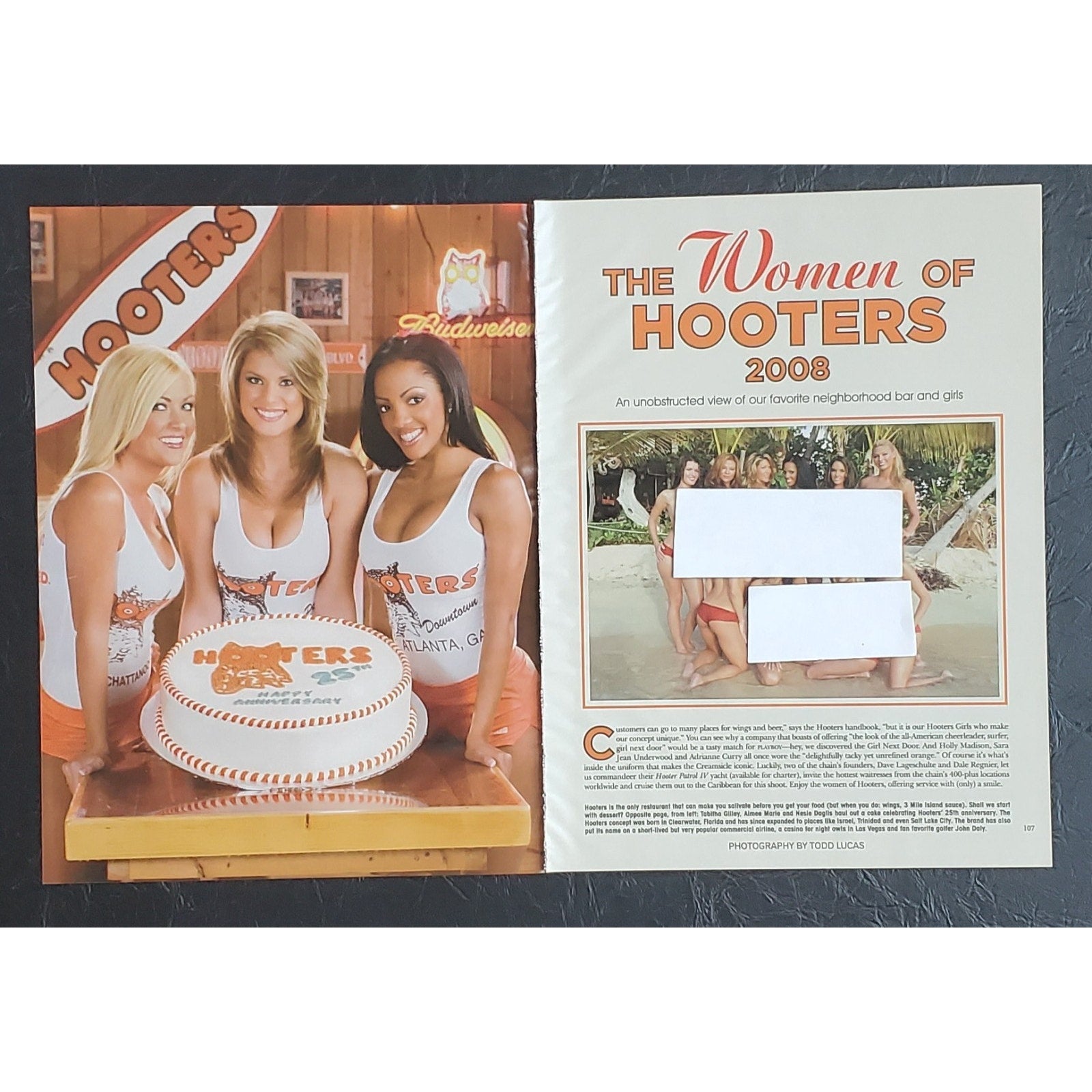 Playboy PICTORIAL ONLY - WOMEN OF HOOTERS February, 2008 10 pages