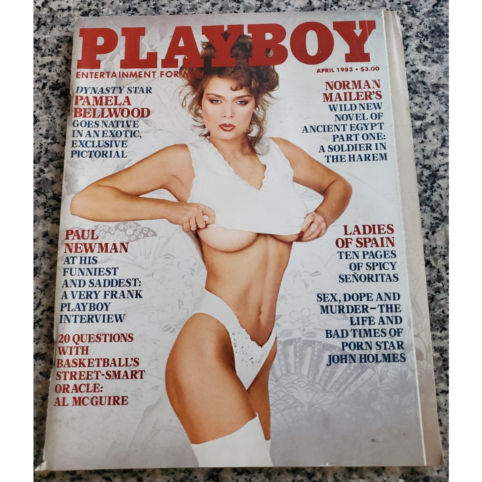 Playboy - April, 1983 PAMELA BELLWOOD (Playmate CHRISTINA FERGUSON)