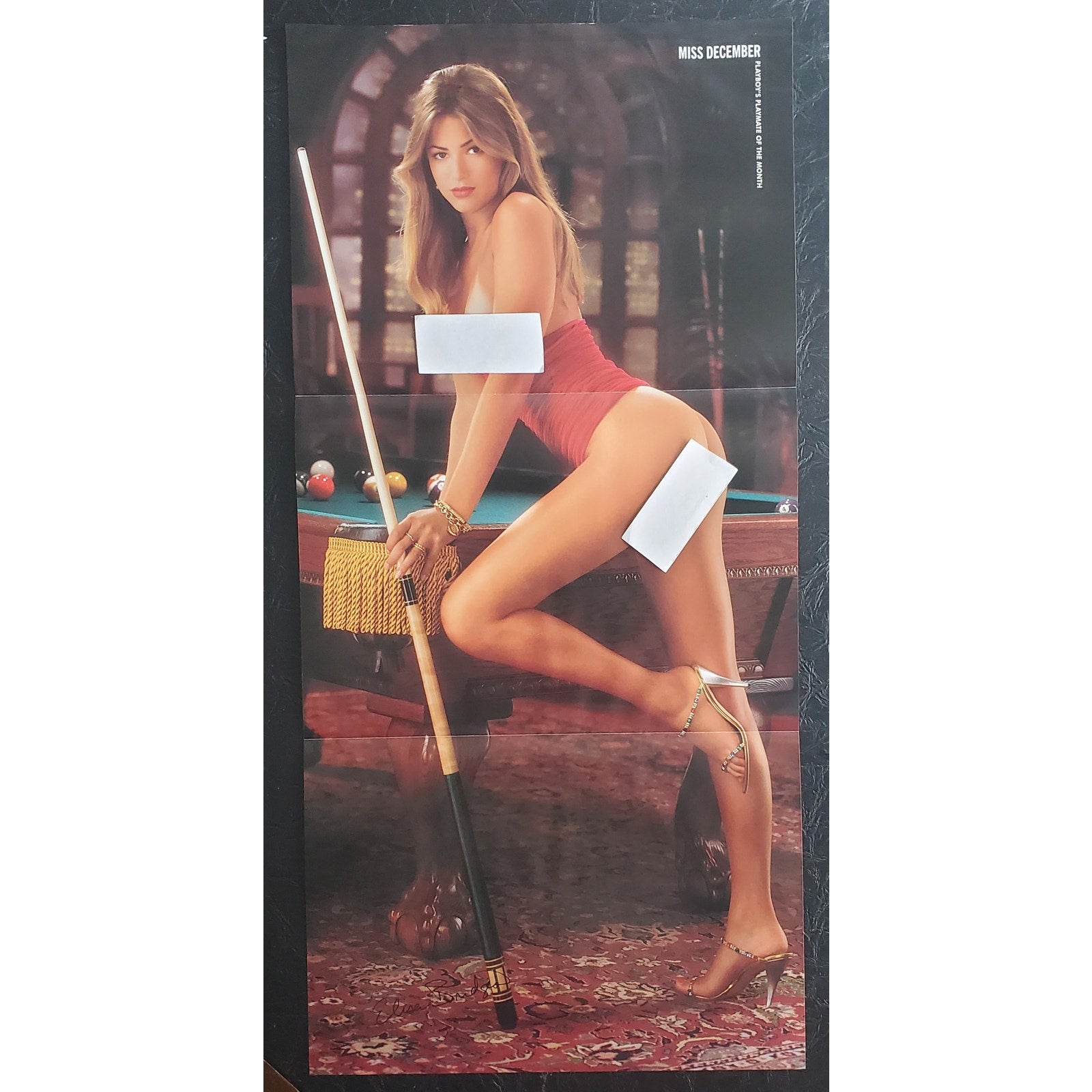 PLAYBOY PinUp / CF - ELISA BRIDGES   December, 1994