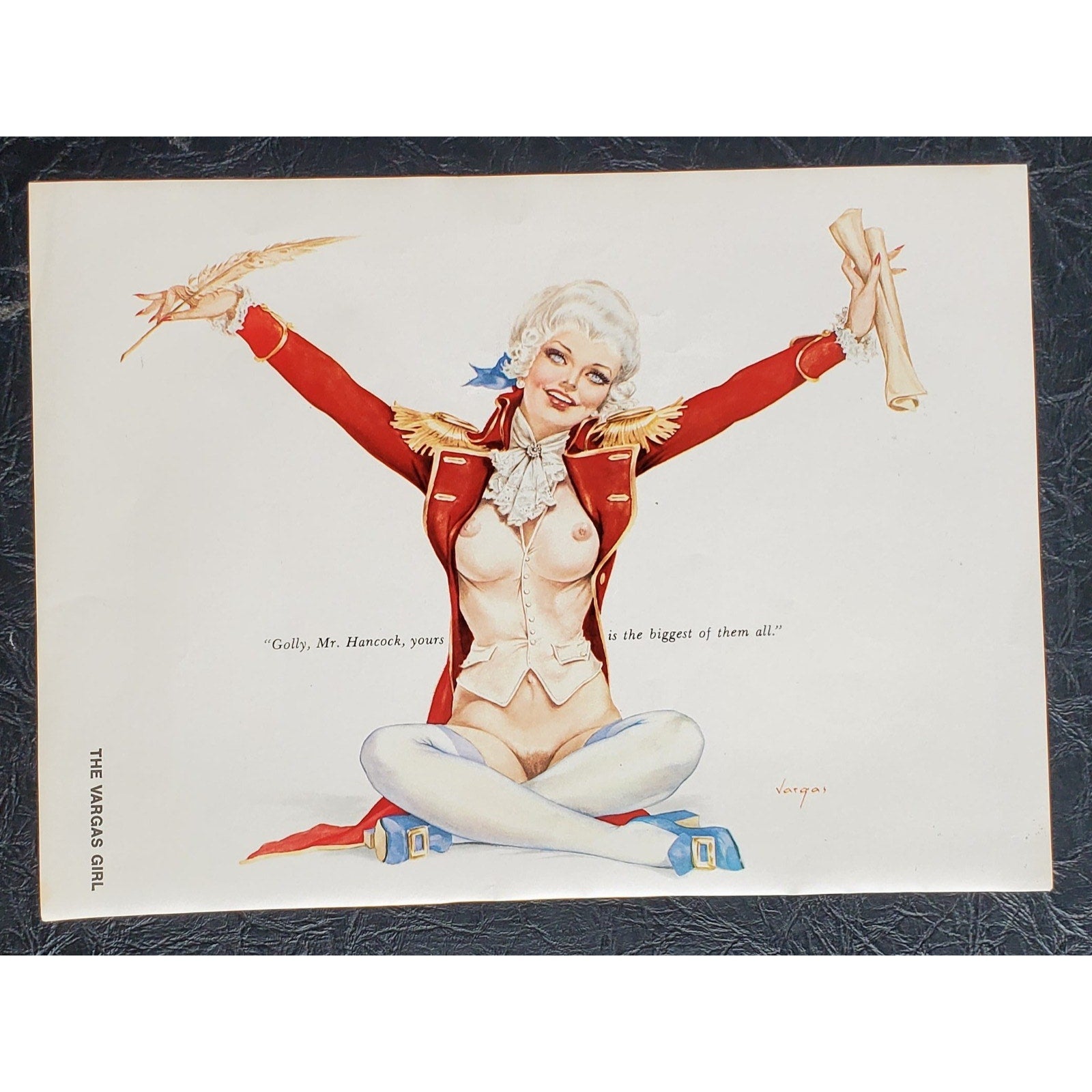 ALBERTO VARGAS Pin-Up Girl from the 1960s / Early 1970s