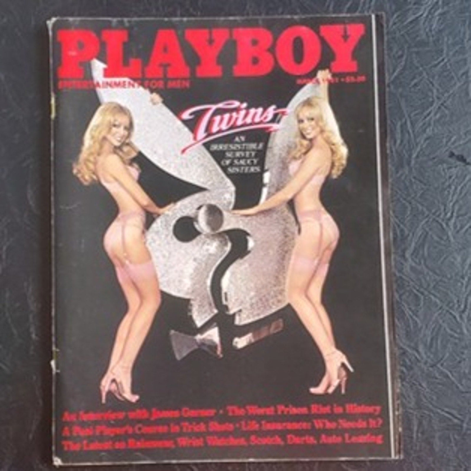 Playboy - March, 1981    TWINS    (Playmate KYMBERLY HERRIN)