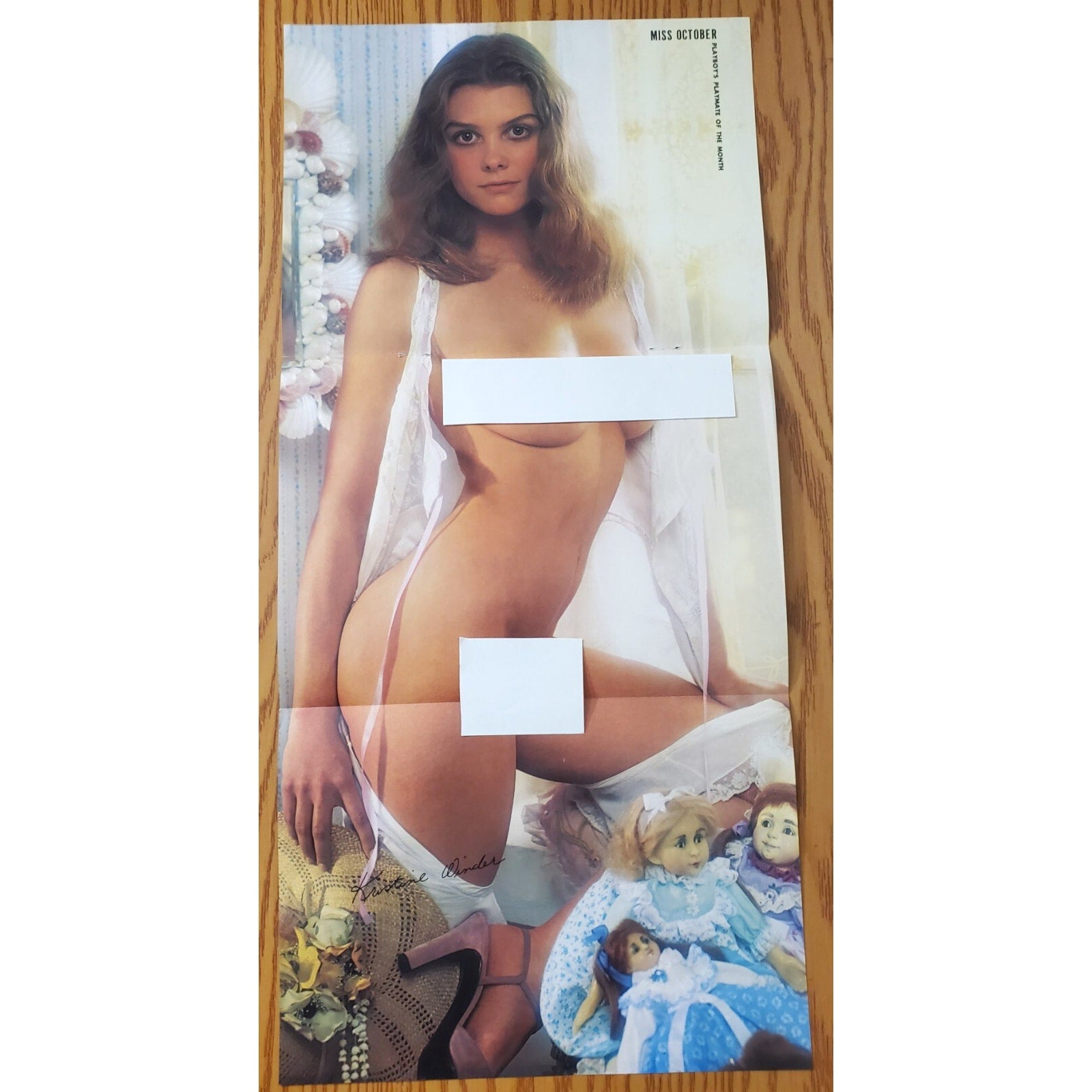 Playboy PIN UP / CF - Playmate KRISTINE WINDER October, 1977