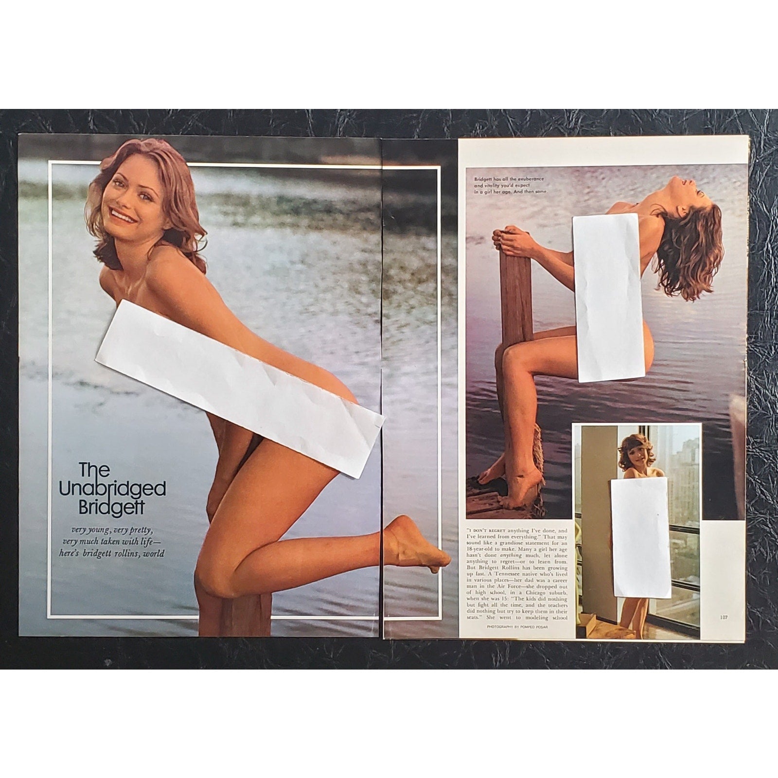 Playboy PICTORIAL ONLY - Playmate BRIGITTE ROLLINS   May, 1975   5 Pages
