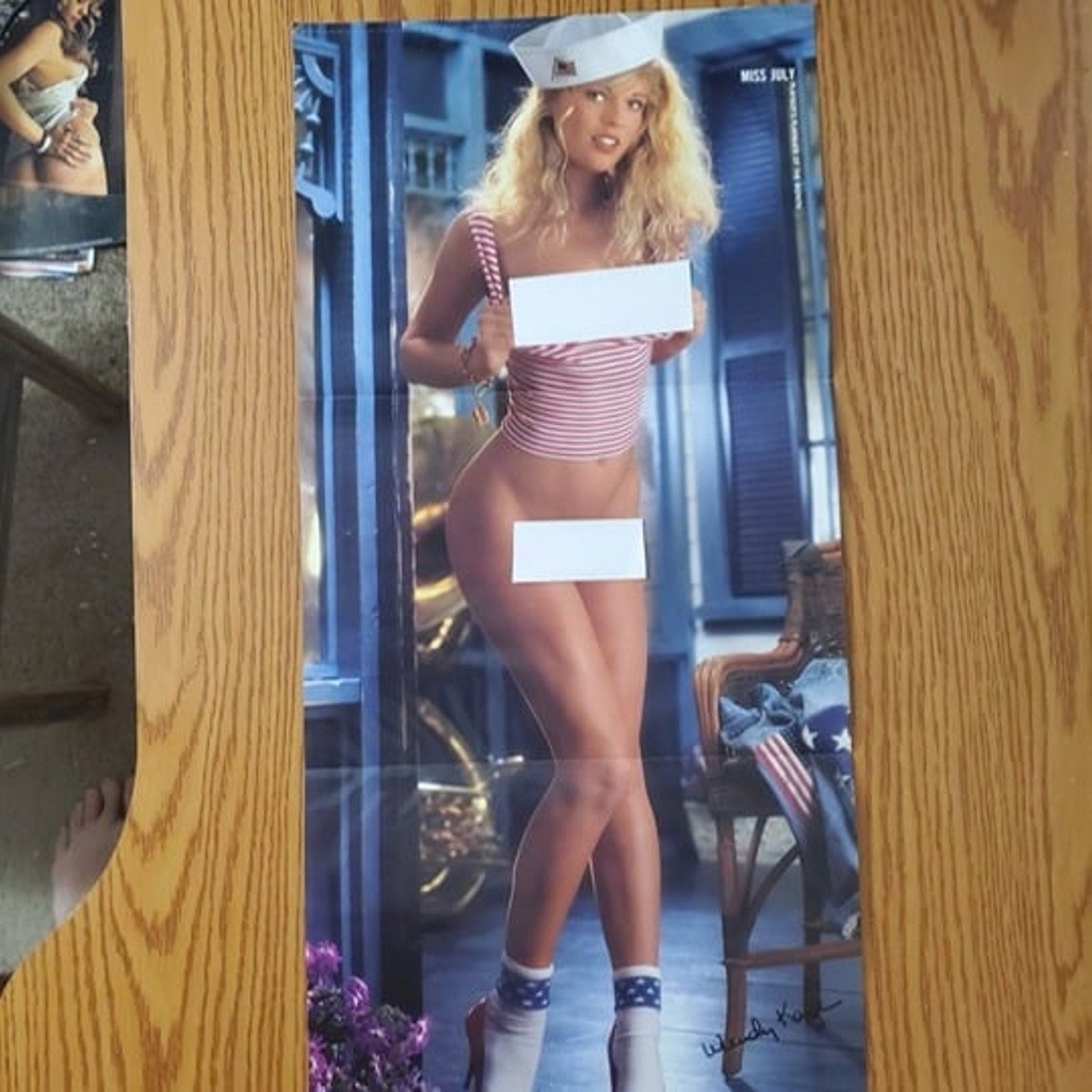 Playboy Pin-Up / CF - WENDY KAYE    July, 1991