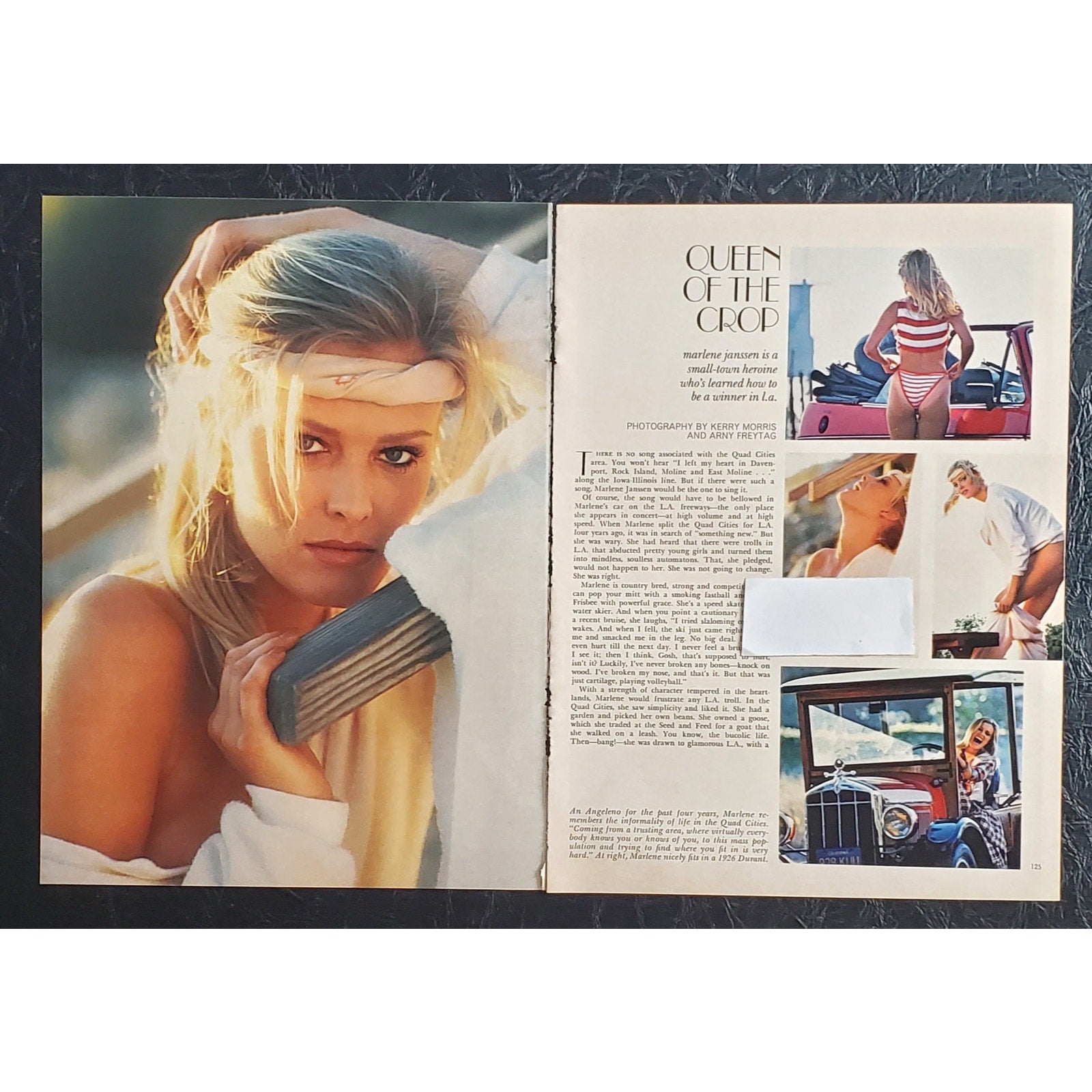 Playboy PICTORIAL ONLY - Playmate MARLENE JANSSEN   November, 1982   7 Pages