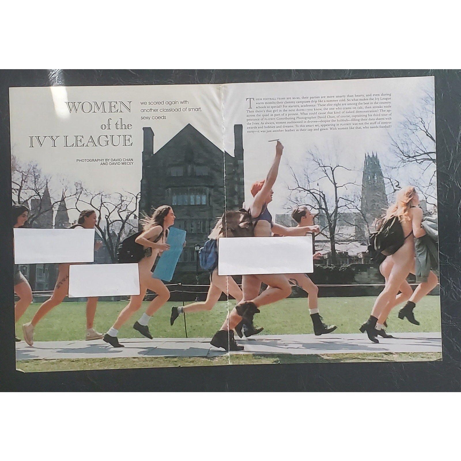 Playboy PICTORIAL ONLY - WOMEN OF THE IVY LEAGUE   October, 1995   10 pages
