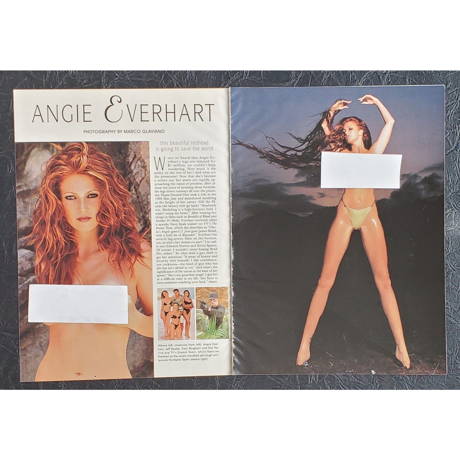 Playboy PICTORIAL ONLY - ANGIE EVERHART  February, 2000  10 pages