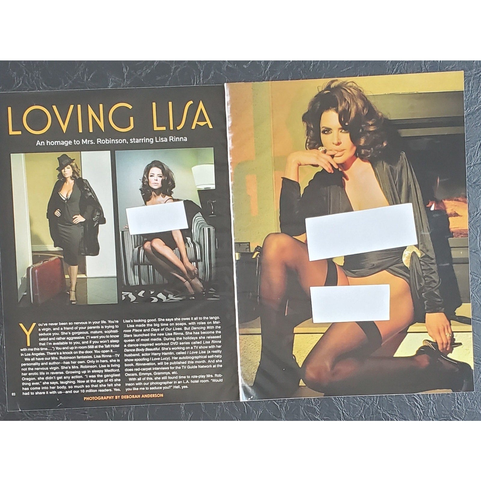 Playboy PICTORIAL ONLY - Actress LISA RINNA May, 2009 8 pages