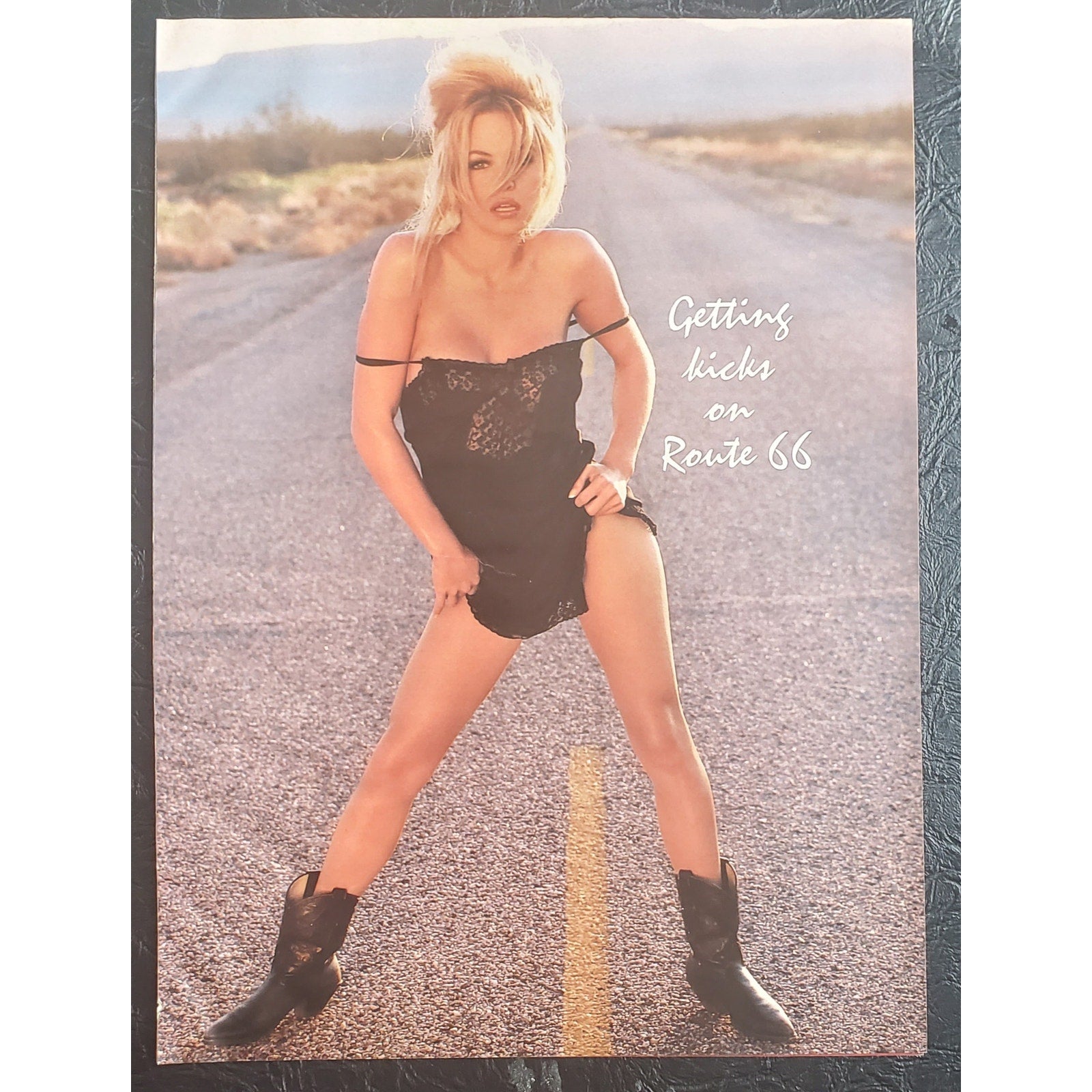 Playboy PICTORIAL ONLY - PAMELA ANDERSON "Route 66"  July, 1992   7 pages