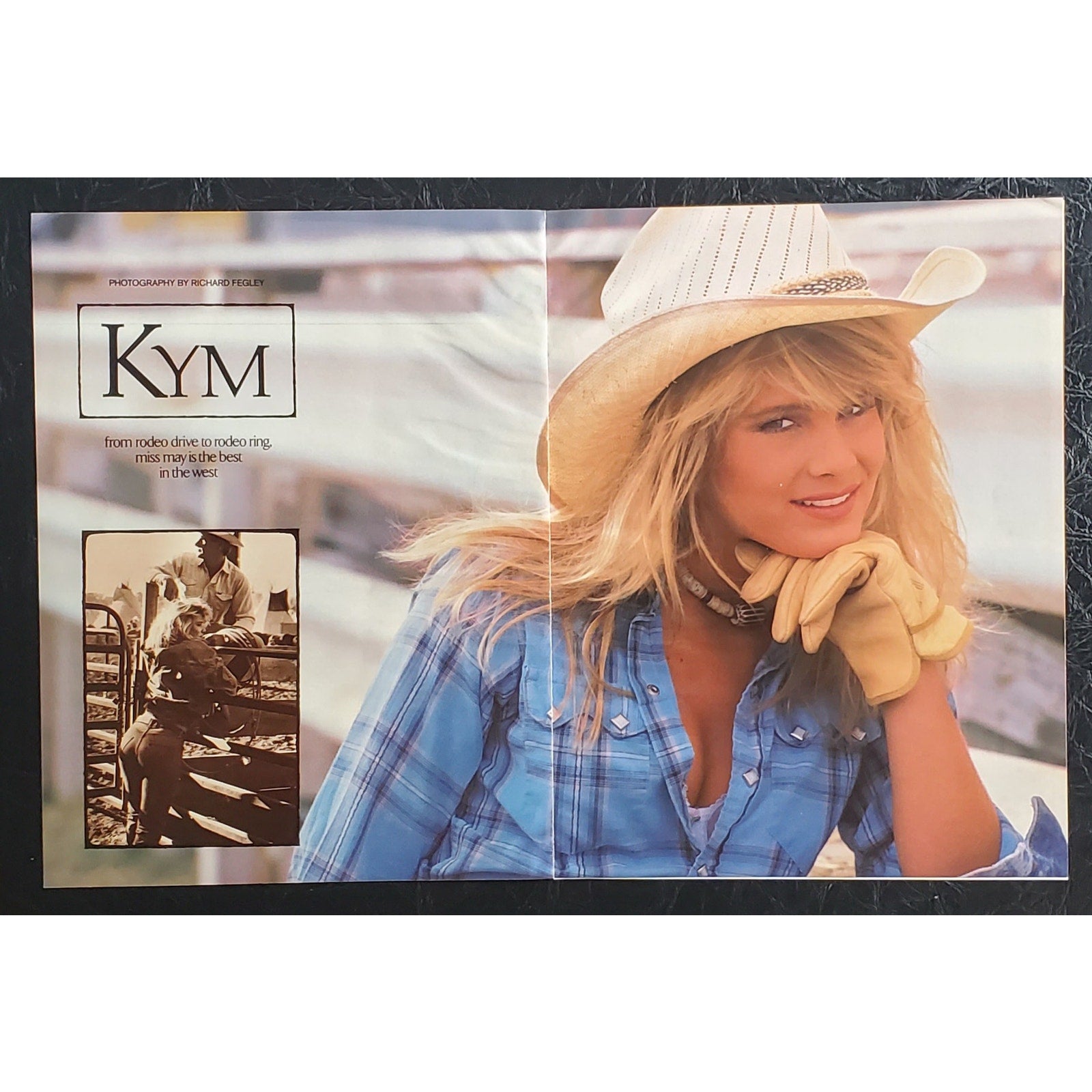 Playboy PICTORIAL ONLY - Playmate KYMBERLY PAIGE   May, 1987   7 Pages