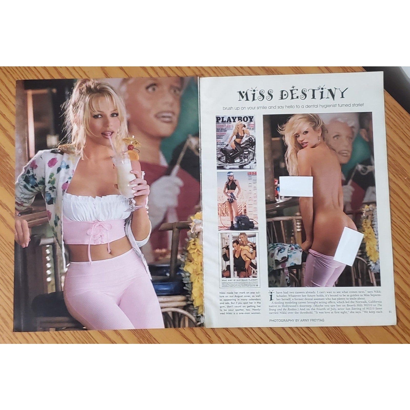Playboy PICTORIAL ONLY - Playmate NIKKI SCHIELER September, 1997 7 pages
