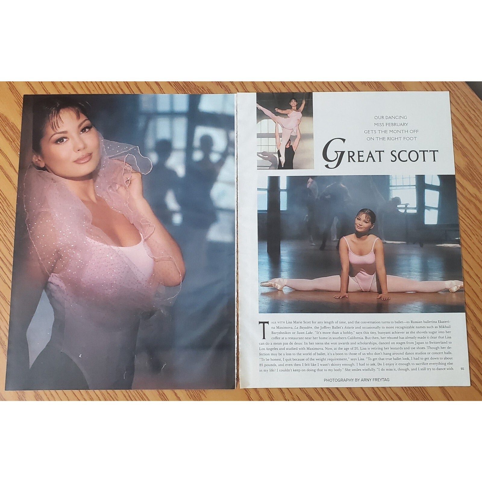 Playboy PICTORIAL ONLY - Playmate LISA MARIE SCOTT    February, 1995 7 pages
