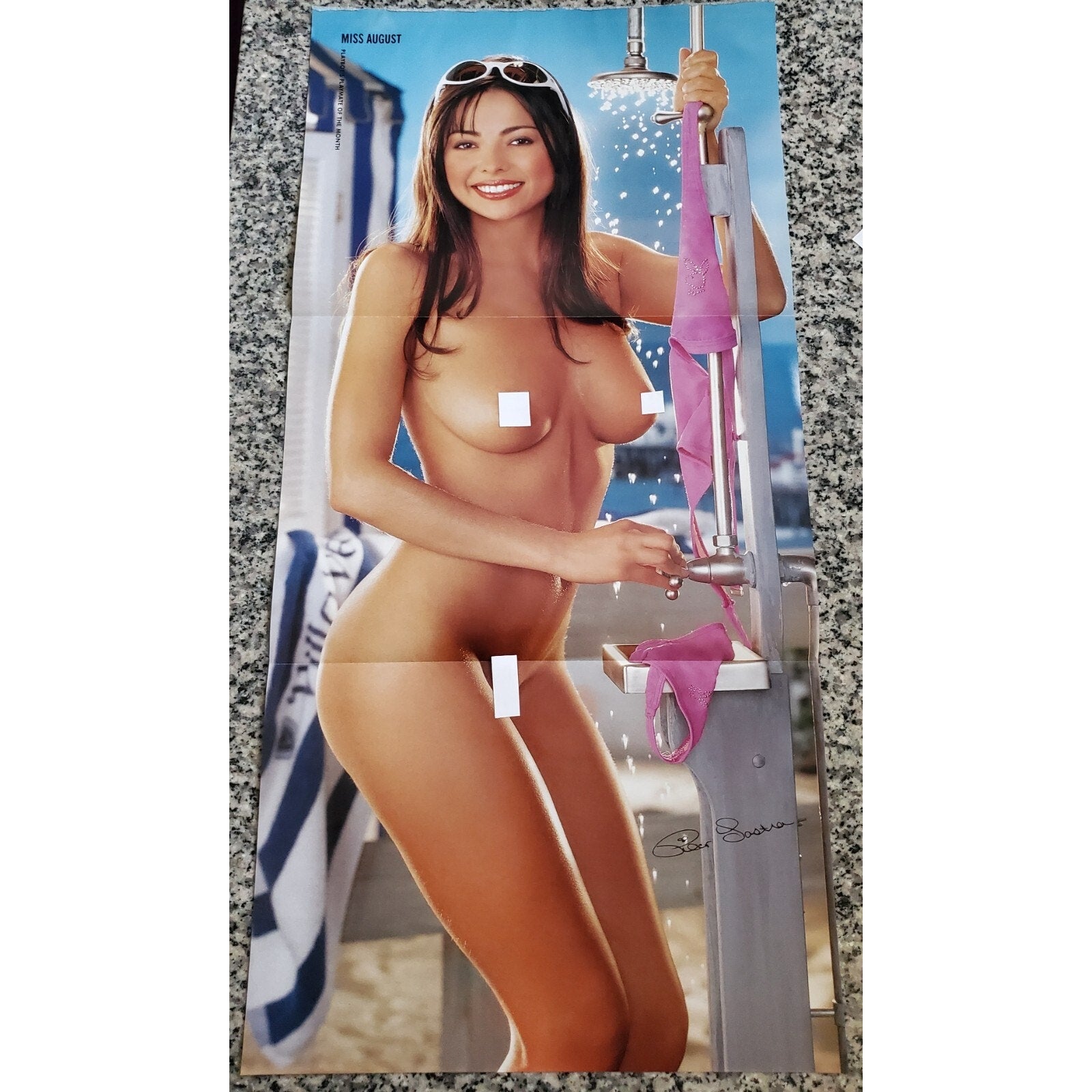 Playboy PIN UP / CF - Playmate PILAR LASTRA August, 2004