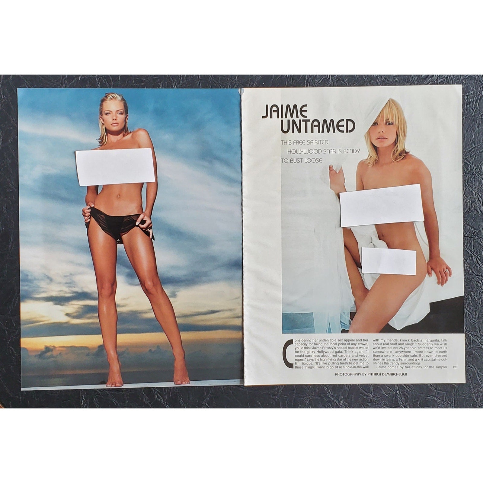 Playboy PICTORIAL ONLY - Actress JAIME PRESSLY   February, 2004   10 pages