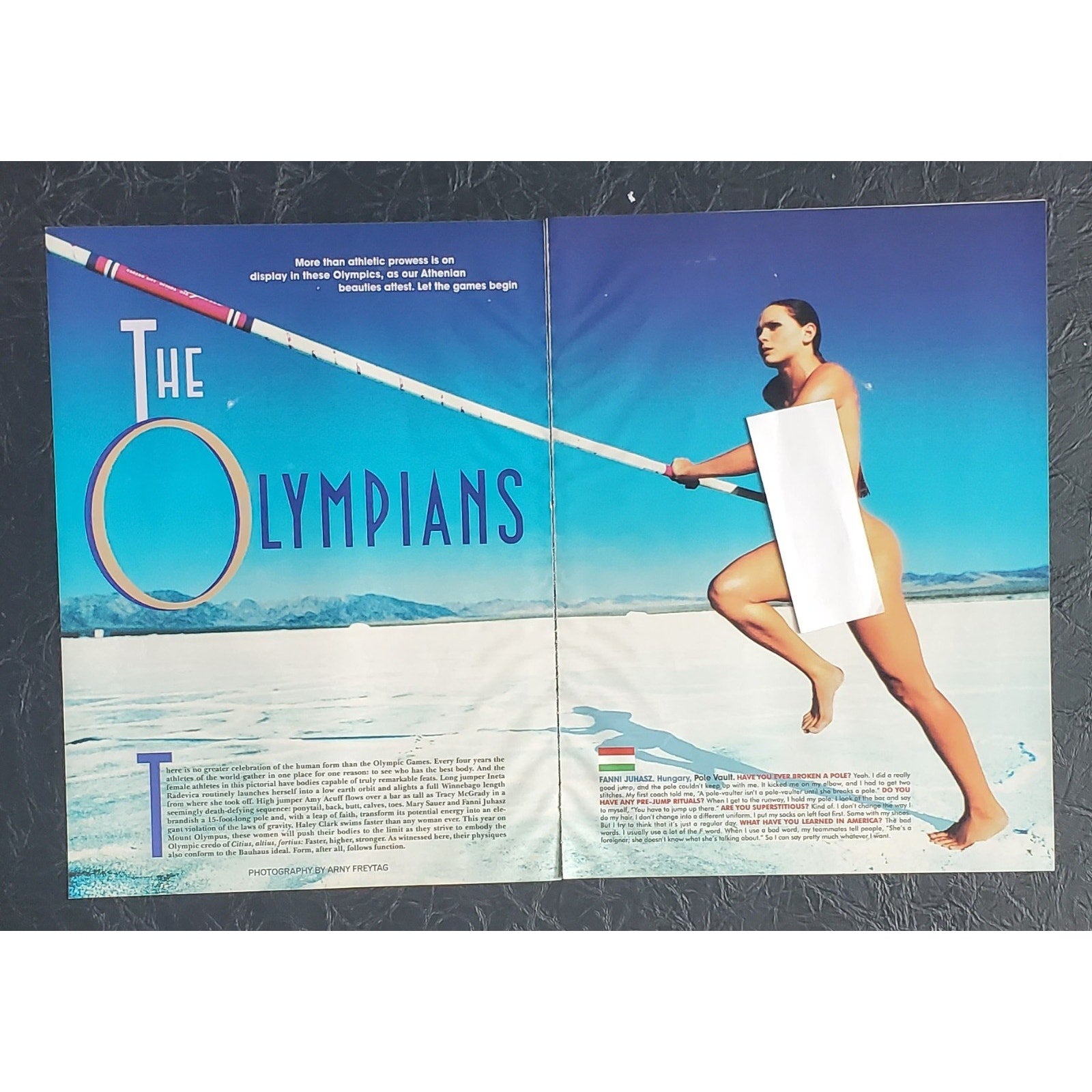 Playboy PICTORIAL ONLY - WOMEN OF THE OLYMPICS September, 2004 12 pages