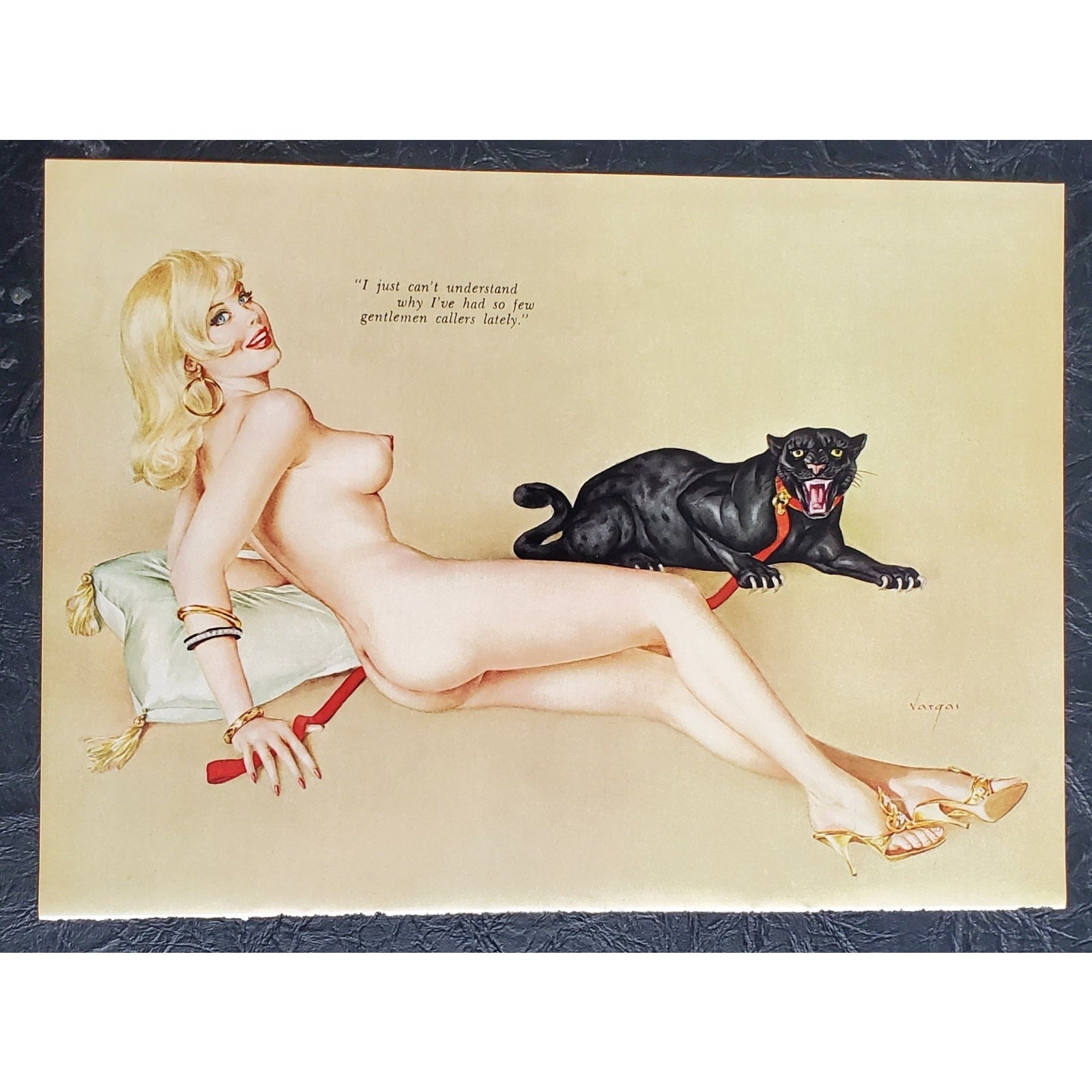 ALBERTO VARGAS Pin-Up Girl from the 1960s / Early 1970s