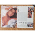 Playboy PIN UP / PICTORIAL ONLY - Playmate CHERYL BACHMAN Oct, 1991 7 Pages