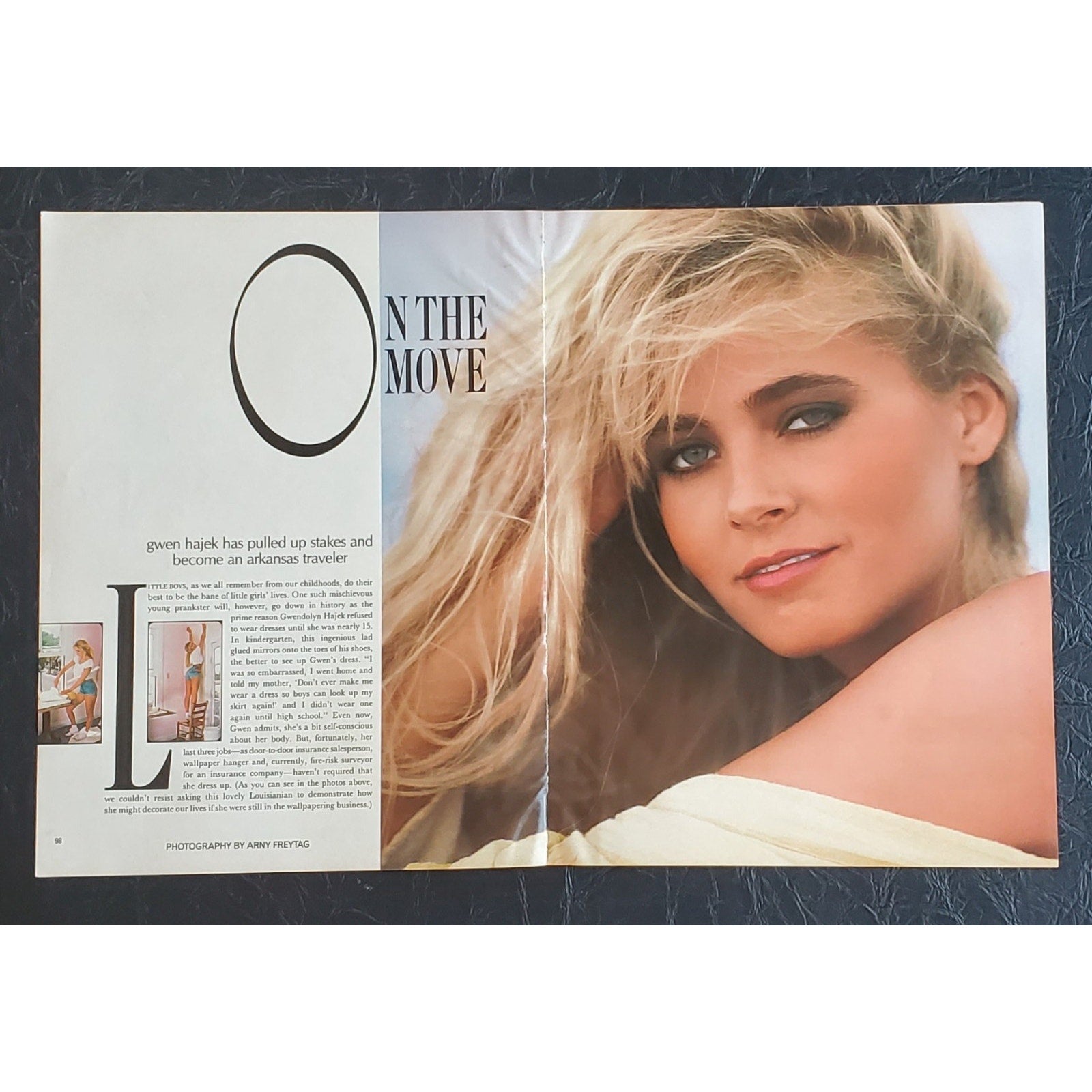 Playboy PICTORIAL ONLY - Playmate GWEN HAJEK September, 1987 7 pages