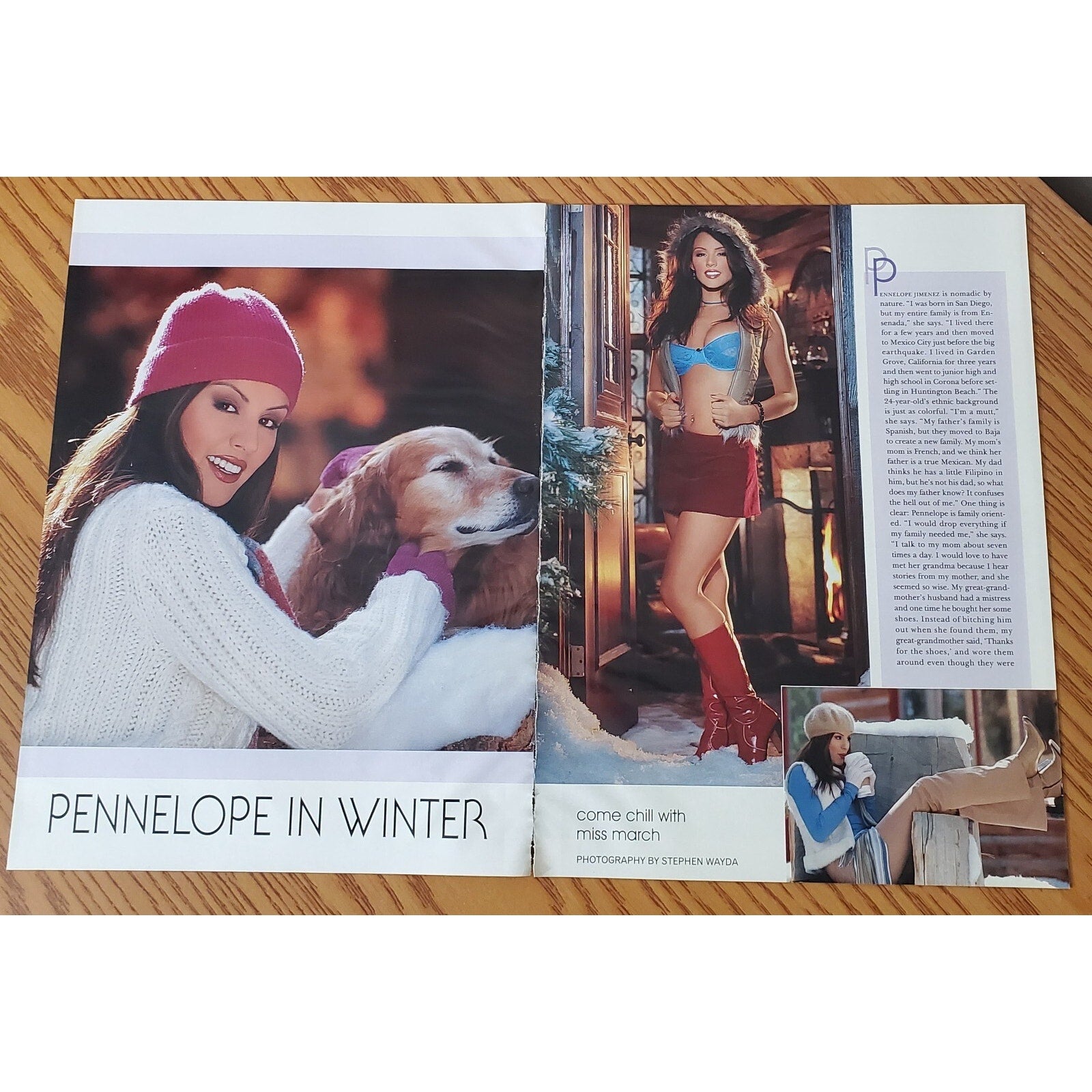 Playboy PICTORIAL ONLY - Playmate PENELOPE JIMINEZ March, 2003 7 pages